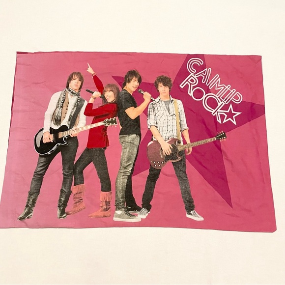 Lot of 2 Camp Rock Pillow Cases Standard Pillow Cover - Picture 2 of 16